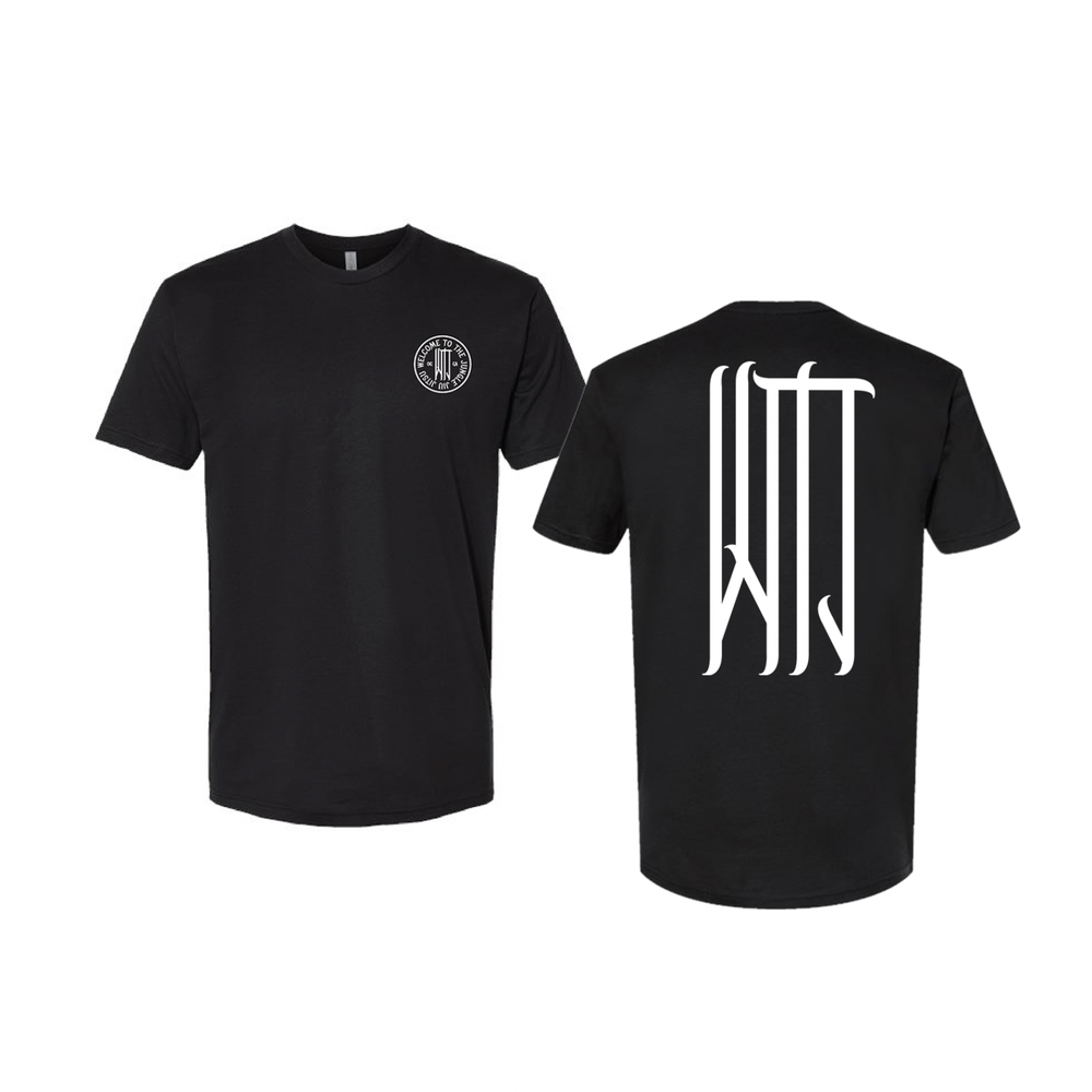 WTJ Monogram Tee Black — Welcome To The Jungle